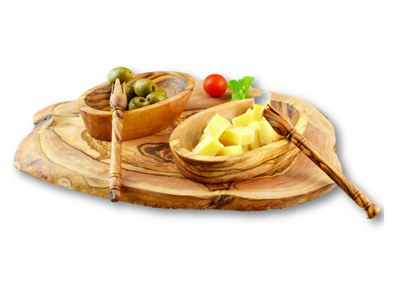 Olive Wood wooden serving appetizer dishes By MR OLIVEWOOD® Wholesale Manufacturer Supplier USA canada