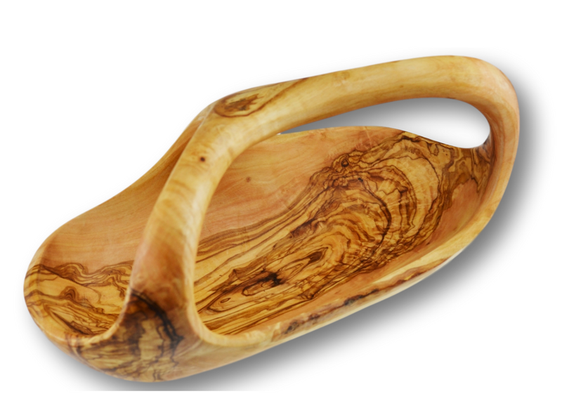 Olive Wood wooden medium bread fruit basket By MR OLIVEWOOD® Wholesale Manufacturer Supplier USA canada