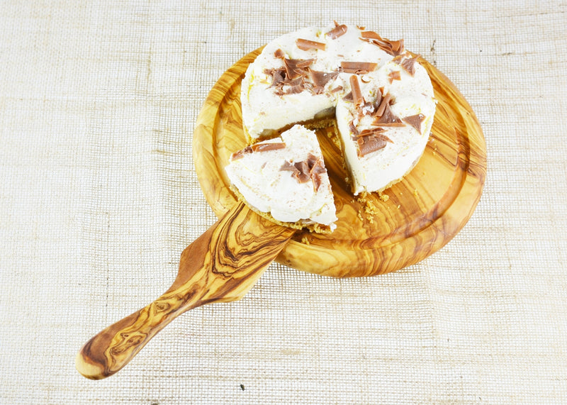 Olive Wood wooden rectangular cake pizza spatula server by MR OLIVEWOOD® wholesale usa & canada