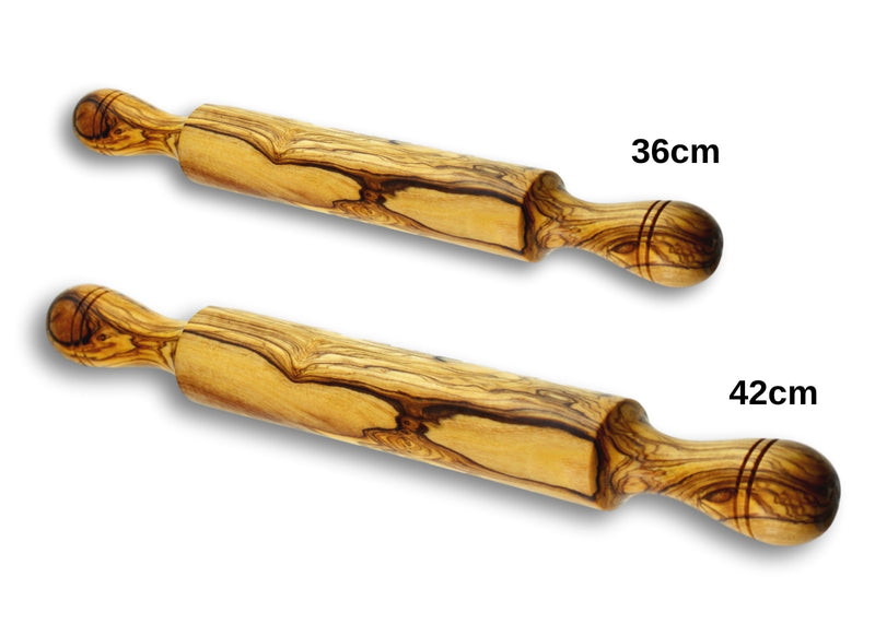 olive wood wooden rolling pin 2 sizes by MR OLIVEWOOD® wholesale USA & Canada