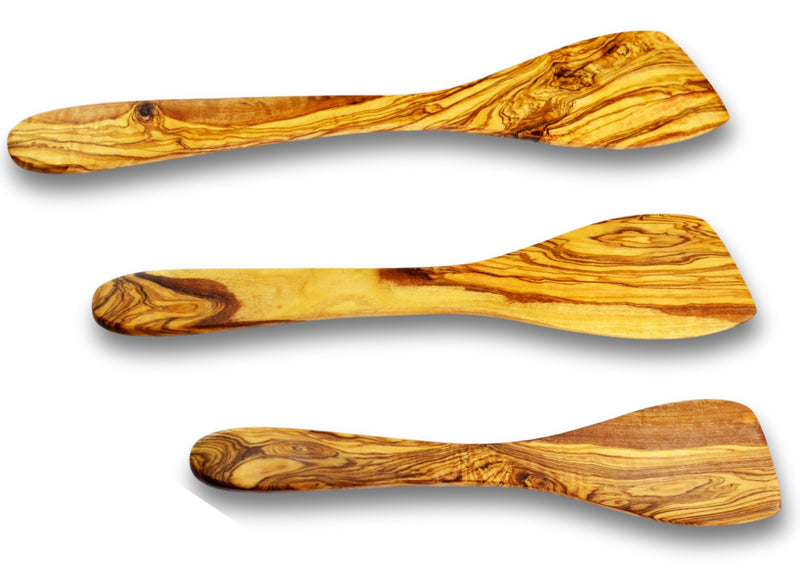olive wood spatula wooden spoon spatula by MR OLIVEWOOD® wholesale USA & Canada
