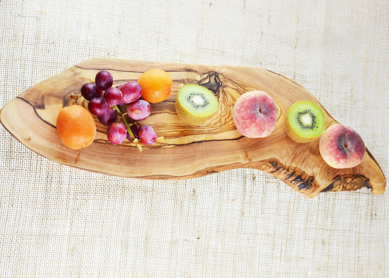 wooden olive wood oval rustic serving board planche en bois d'olivier by MR OLIVEWOOD® Wholesale USA Canada