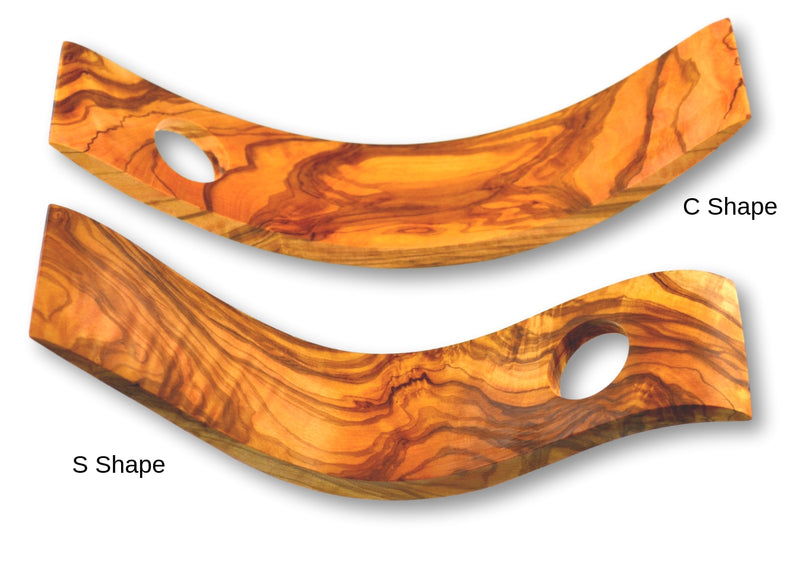2 wooden olive wood Bottle Stands / Holders porte-bouteilles en bois d'olivier by MR OLIVEWOOD® wholesale manufacturer US based supplier USA Canada