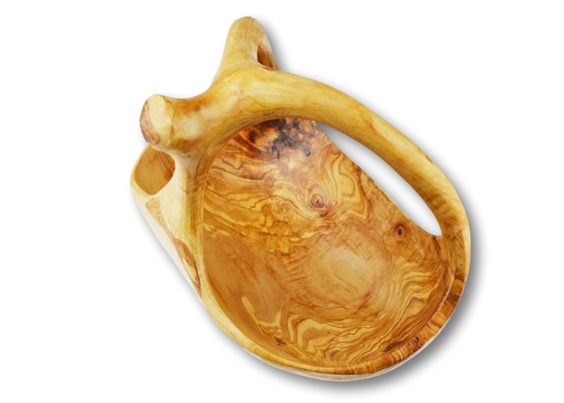 Olive Wood wooden large bread fruit basket By MR OLIVEWOOD® Wholesale Manufacturer Supplier USA canada