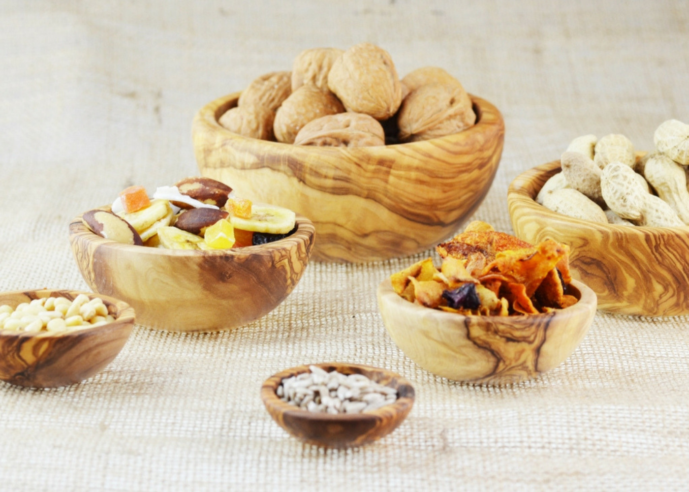 Olive Wood Nesting Bowls | MR OLIVEWOOD® Wholesale Supplier USA