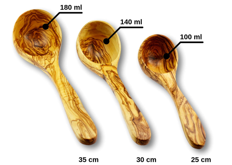 olive wood ladle wooden ladle by MR OLIVEWOOD® wholesale USA & Canada