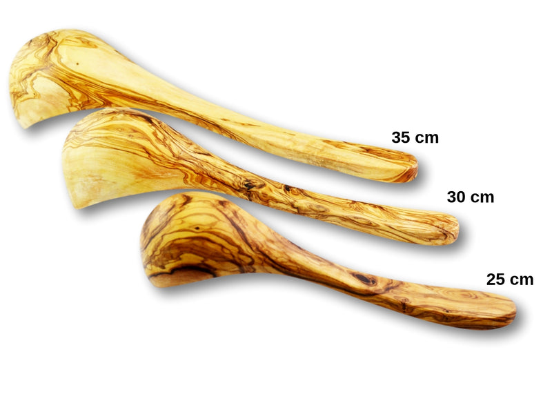 olive wood ladle wooden ladle 3 sizes by MR OLIVEWOOD® wholesale USA & Canada