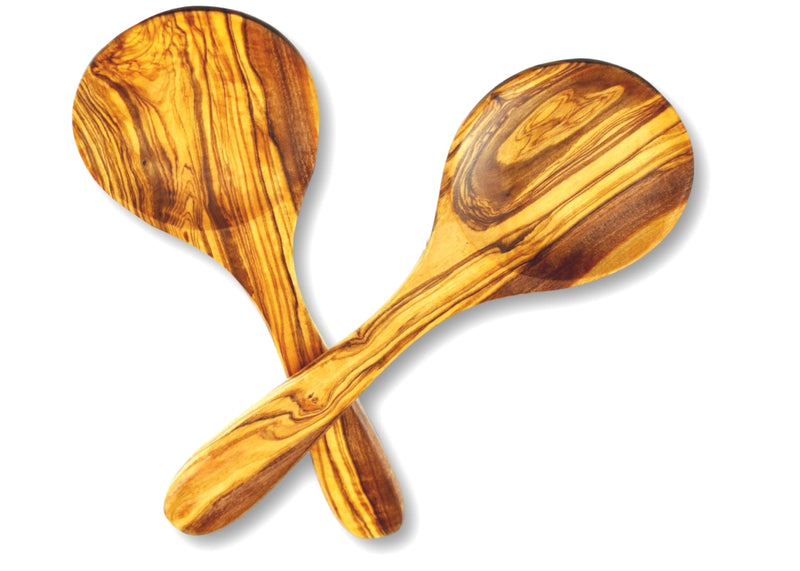 olive wood large spoon wooden spoons by MR OLIVEWOOD® wholesale USA & Canada