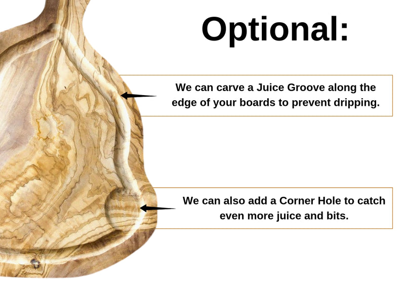 wooden olive wood chopping cutting carving cheese steak serving heart board juice groove planche en bois d'olivier by MR OLIVEWOOD® Wholesale USA Canada