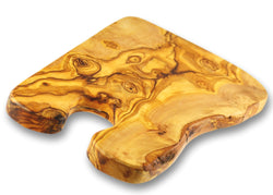 wooden olive wood cheese steak serving glass holder rustic board planche en bois d'olivier by MR OLIVEWOOD® Wholesale USA Canada