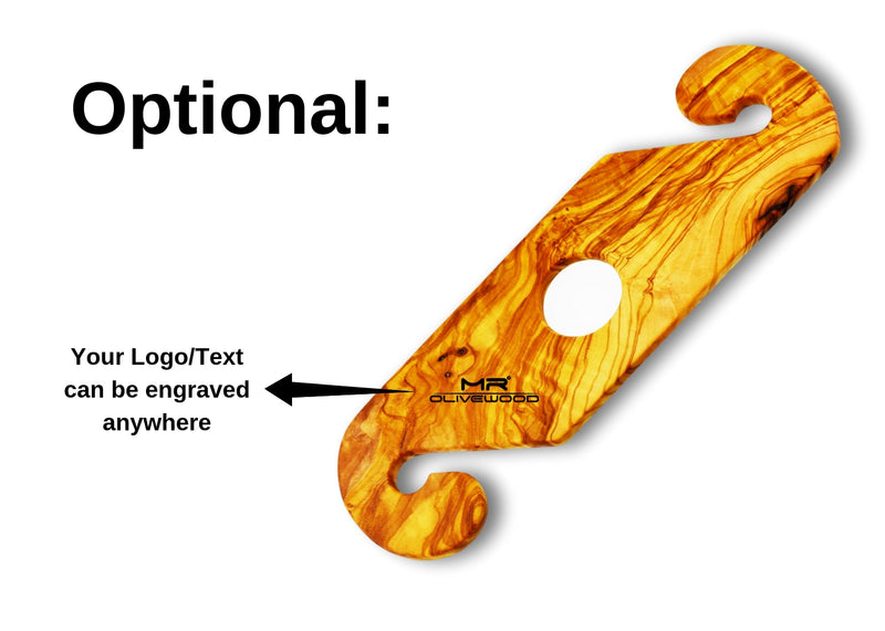 wooden olive wood 2 glasses bottle holder optional engraving branding personalized porte-bouteilles Porte-verre en bois d'olivier by MR OLIVEWOOD® wholesale manufacturer US based supplier USA Canada