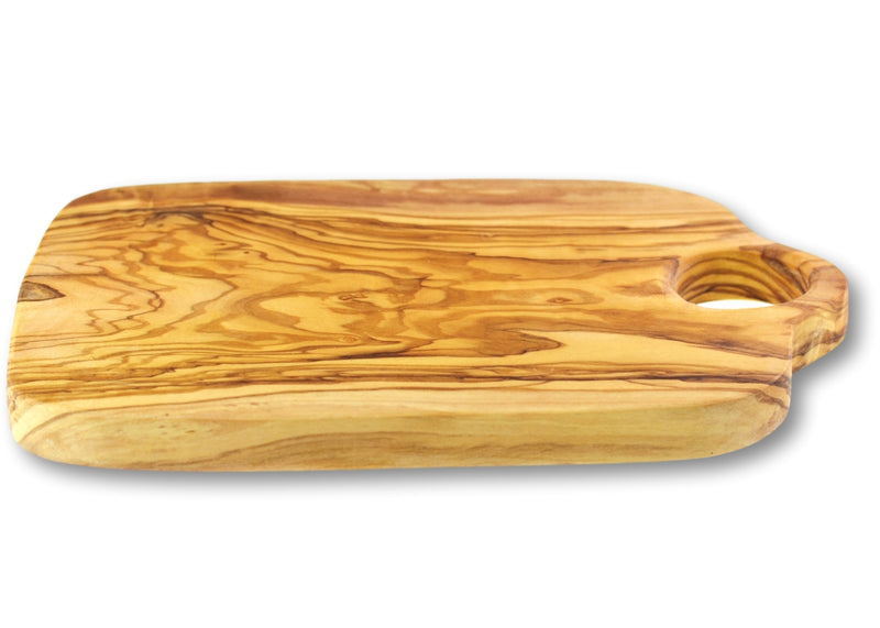 wooden olive wood chopping cutting carving cheese serving board with hole planche en bois d'olivier by MR OLIVEWOOD® Wholesale USA Canada
