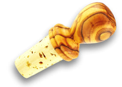 wooden olive wood bottle stopper bouchon de bouteille en bois d'olivier by MR OLIVEWOOD® wholesale manufacturer US based supplier USA Canada