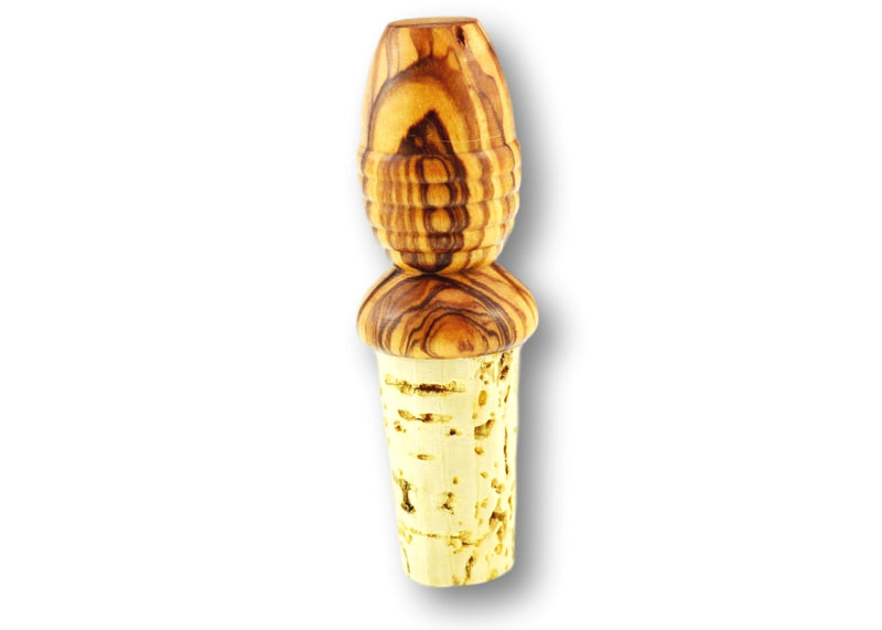 wooden olive wood bottle stopper oval shape bouchon de bouteille en bois d'olivier by MR OLIVEWOOD® wholesale manufacturer US based supplier USA Canada