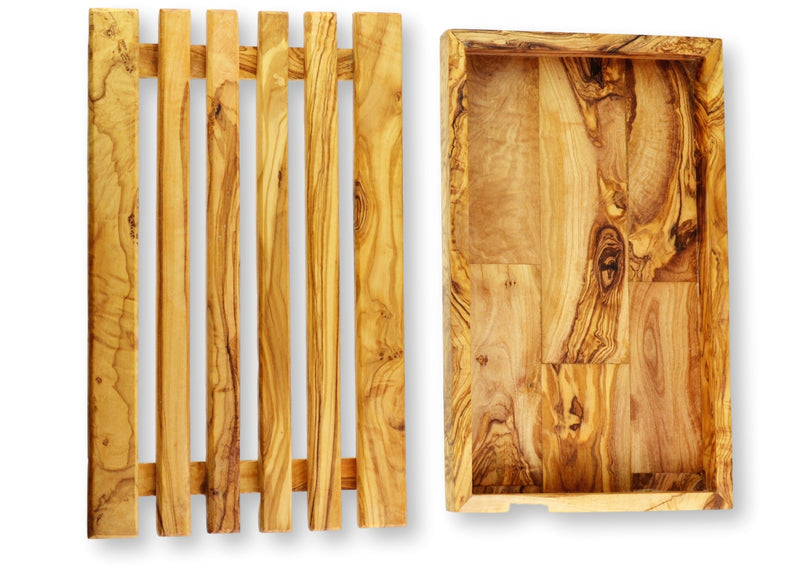 wooden olive wood bread board 2 parts planche a pain en bois d'olivier by MR OLIVEWOOD® Wholesale Supplier Manufacturer USA Canada