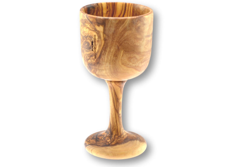 wooden olive wood Goblet / Chalice Cup verre coupe gobelet en bois d'olivier by MR OLIVEWOOD® wholesale manufacturer US based supplier USA Canada