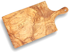 wooden olive wood chopping cutting carving cheese steak serving board with paddle planche en bois d'olivier by MR OLIVEWOOD® Wholesale USA Canada