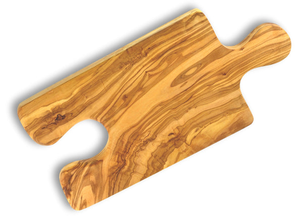 wooden olive wood chopping cutting carving cheese steak serving puzzle board with paddle glass holder planche en bois d'olivier by MR OLIVEWOOD® Wholesale USA Canada