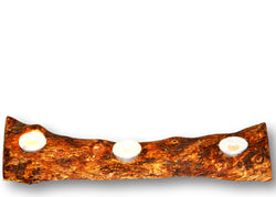 wooden olive wood rustic branch candle holder porte-bougie en bois d'olivier by MR OLIVEWOOD® wholesale manufacturer US based supplier USA Canada